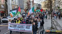 Hundreds turn out for Palestine solidarity rally in Cork