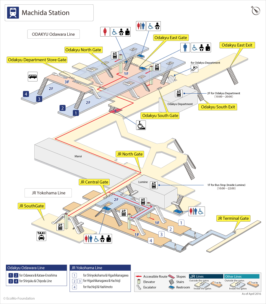 The station map | RakuRaku Odekake-net