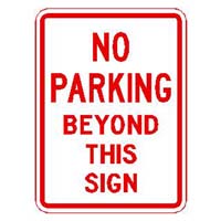 No Parking Beyond This Sign | Econosigns LLC