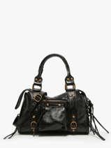 Sac Bandouli�re Nine Cuir Milano Noir nine NI24091