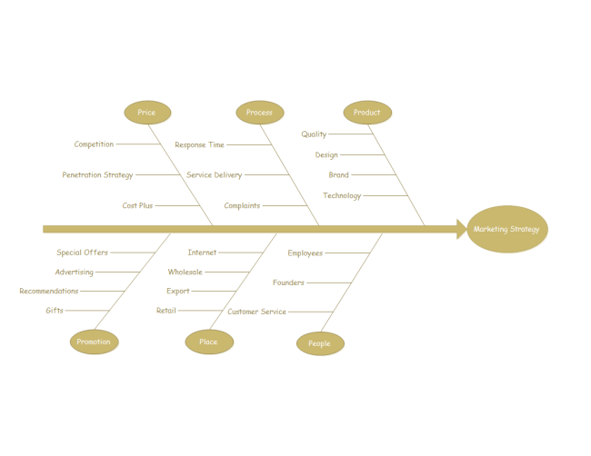 Marketing Strategy Fishbone Diagram