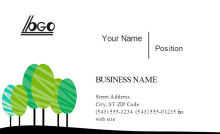 Eco Friendly Business Card Front