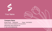 Tulip Business Card Front