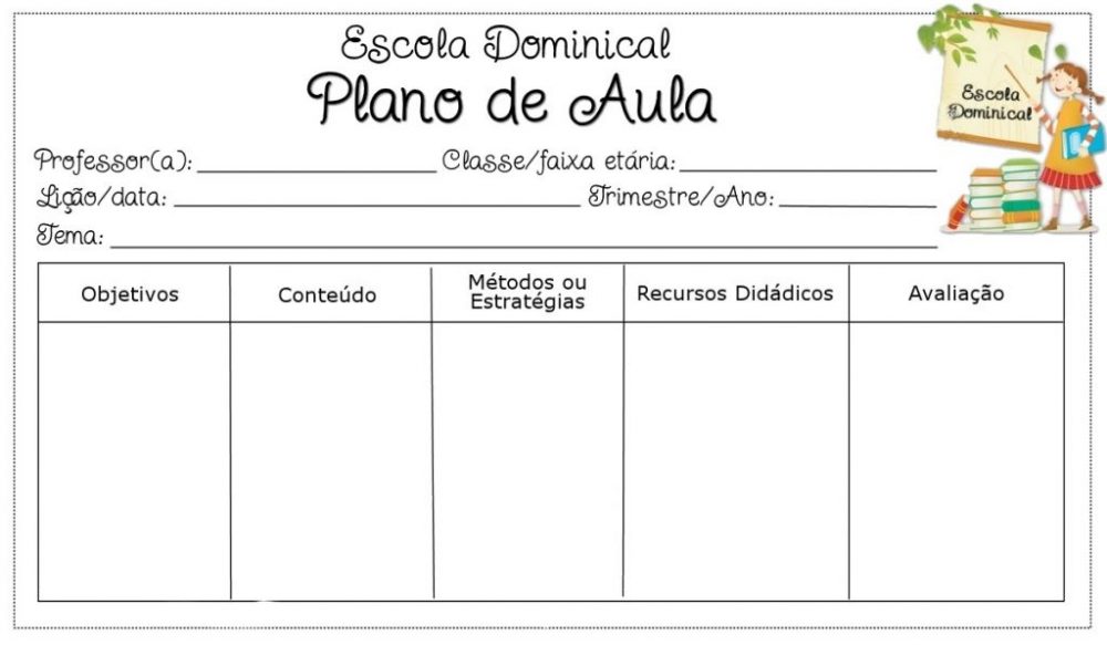 Modelo de plano de aula - Como fazer um plano de aula passo a passo com ...