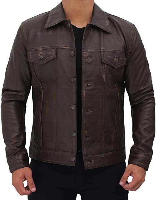 Trucker Leather Jacket