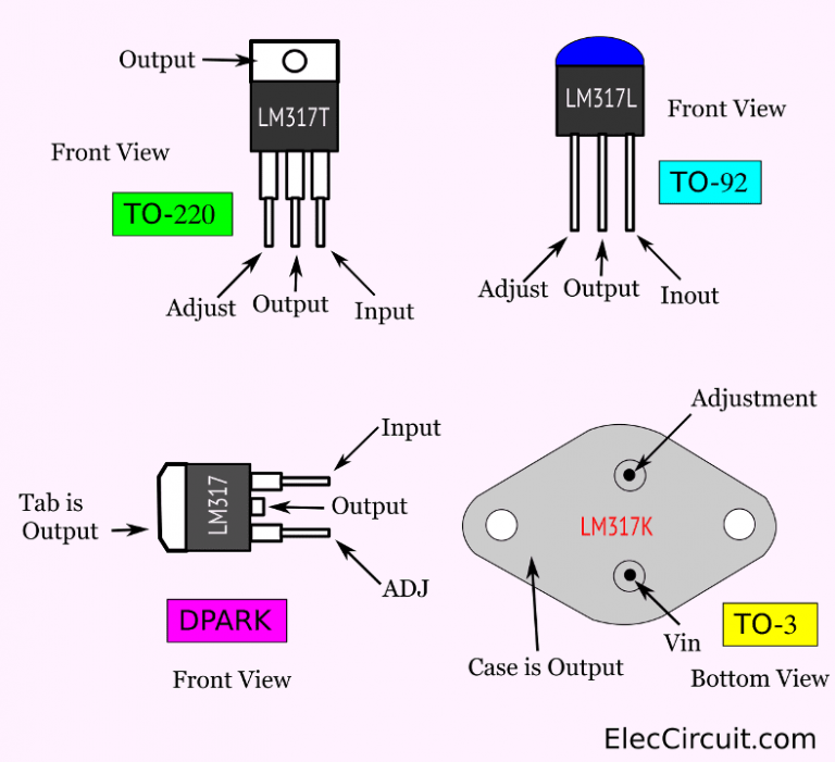 LM317T Pinout