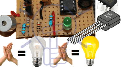 Clap Switch Circuit Electronic Project Using 555 Timer & BC 547 Transistors