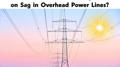 Effects of Temperature on Sag in Overhead Lines