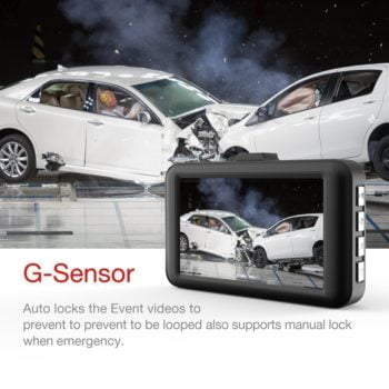 Dash Camera G Sensor Incident Recording