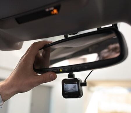 Windscreen installation of on-dash video camera