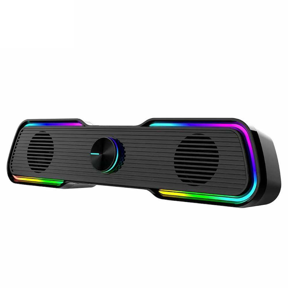 Aula N-169B Soundbar Gaming Speaker with USB RGB Lighting Power Bass