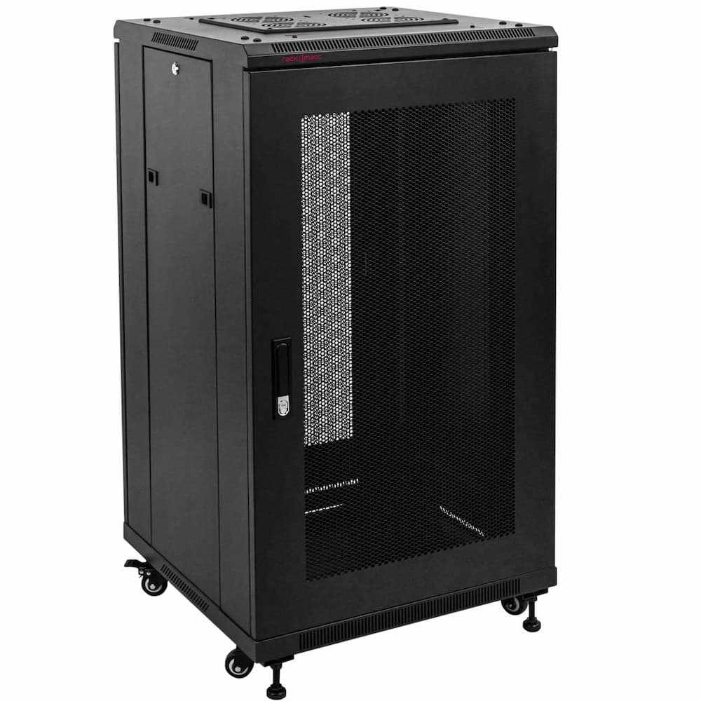 22U F6622G Floor Standing Server Rack (Black)