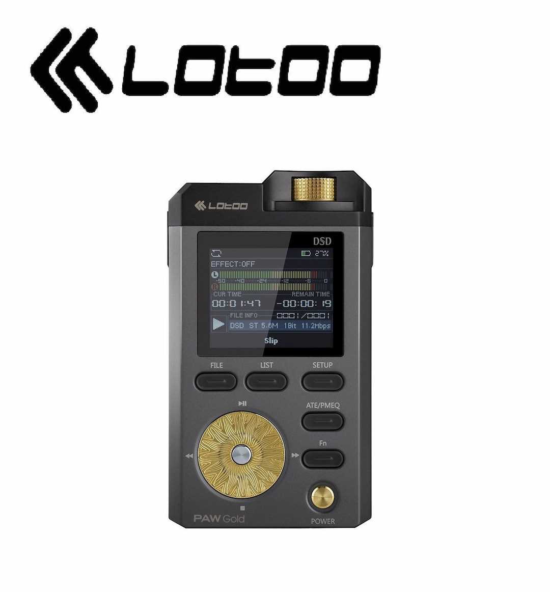 Lotoo Paw Gold Digital Audio Player Black (2017 Edition)