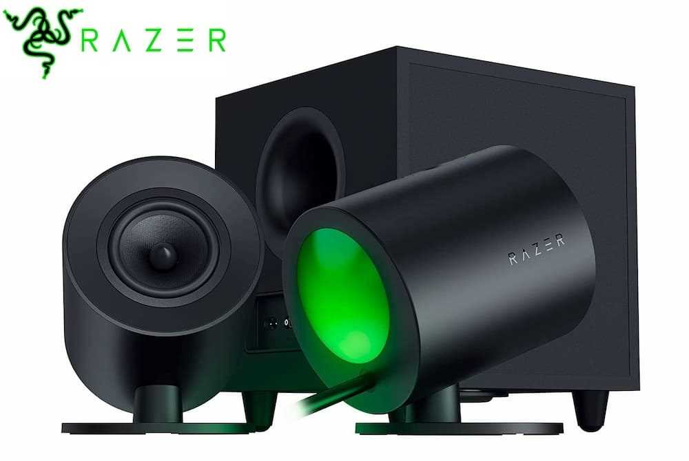 Razer RZ05-04750100-R3G1 Nommo V2 Full-Range 2.1 PC Gaming Speakers With Wired Subwoofer (Black)