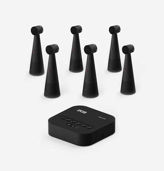 Ipevo Ensemble 6 Ipevo Vocal Speakerphones With Wireless Hub