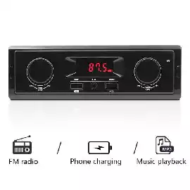 Car Stereo, Car Radio, Digital Media Player, In-Dash Car MP3 Player USB / AUX /Sound Adjustment / Dual USB Support Mobile Phone Tablet Fast Charging - K501