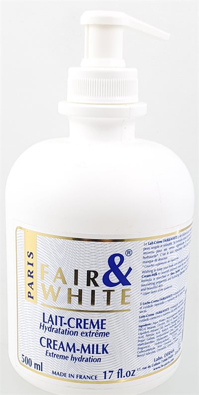 Fair & White body lotion with Pump 500ml