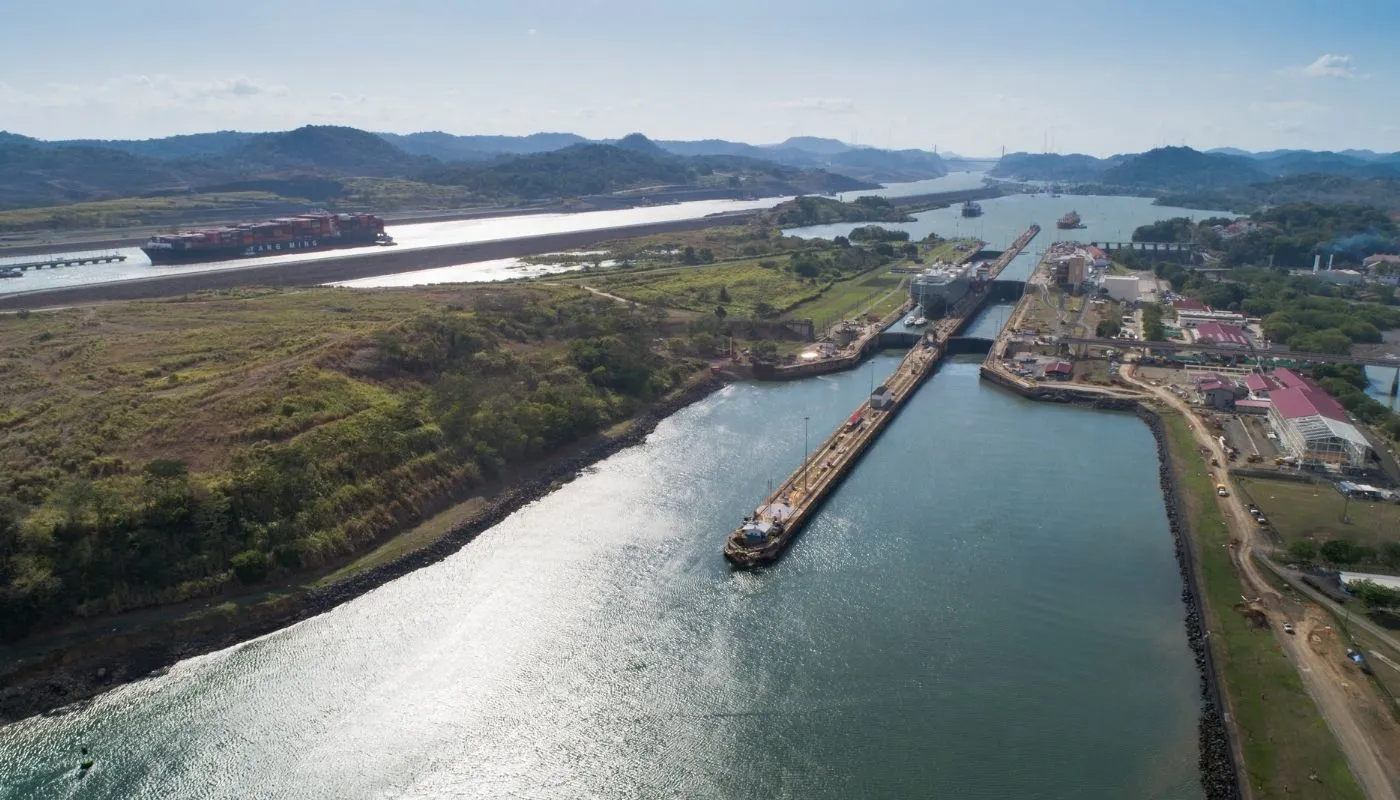 cruising through the Panama Canal