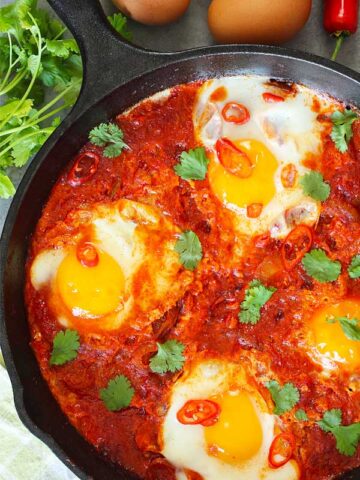 Eggs in sweet and spicy sambal