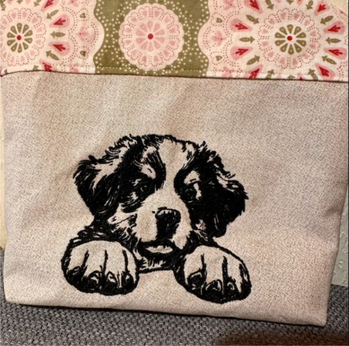 Golden Retriever Embroidery Design