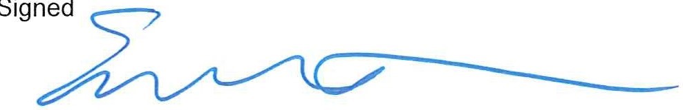 Emma Tregenza signature