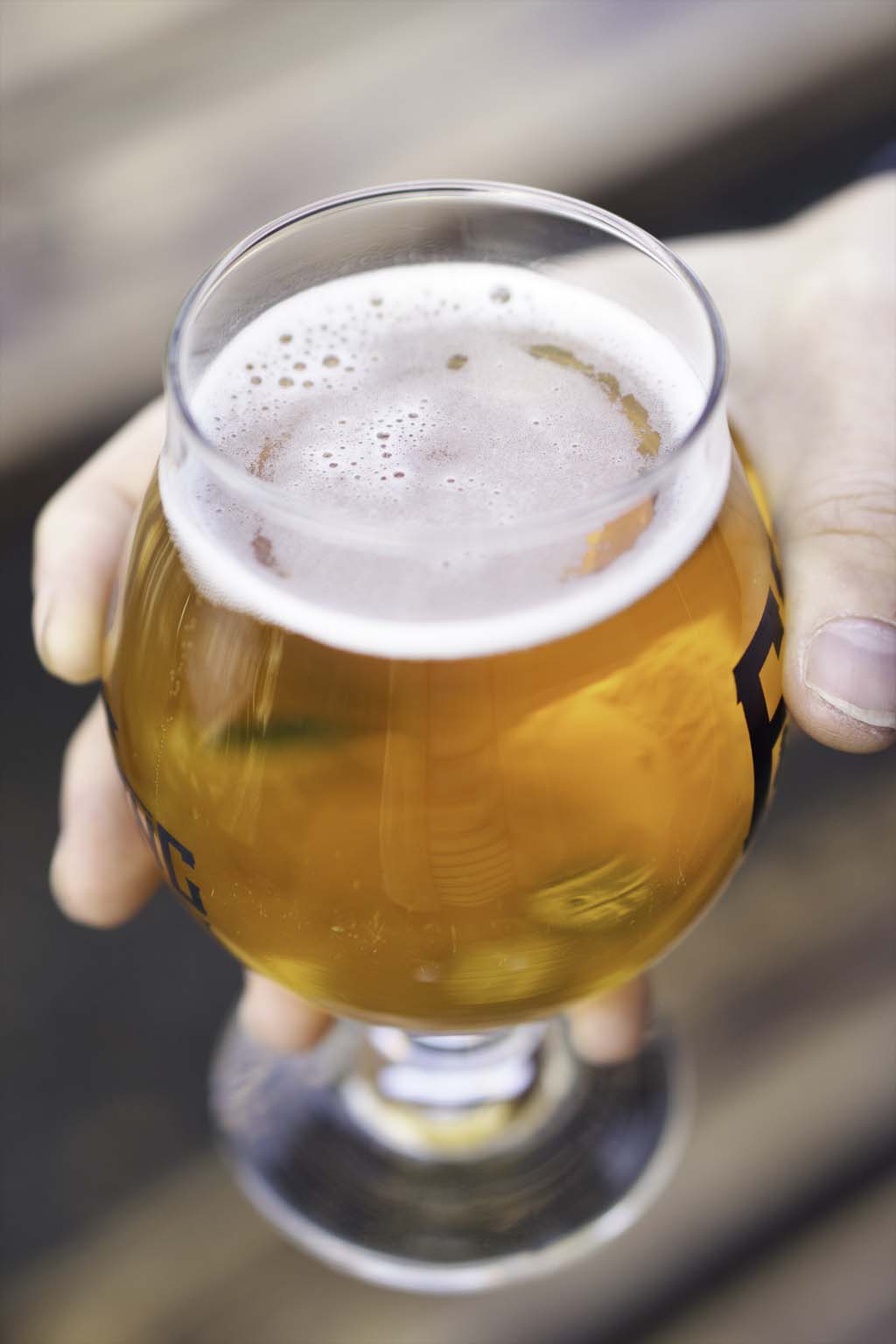 person holding beer cup at one of the best Seattle breweries