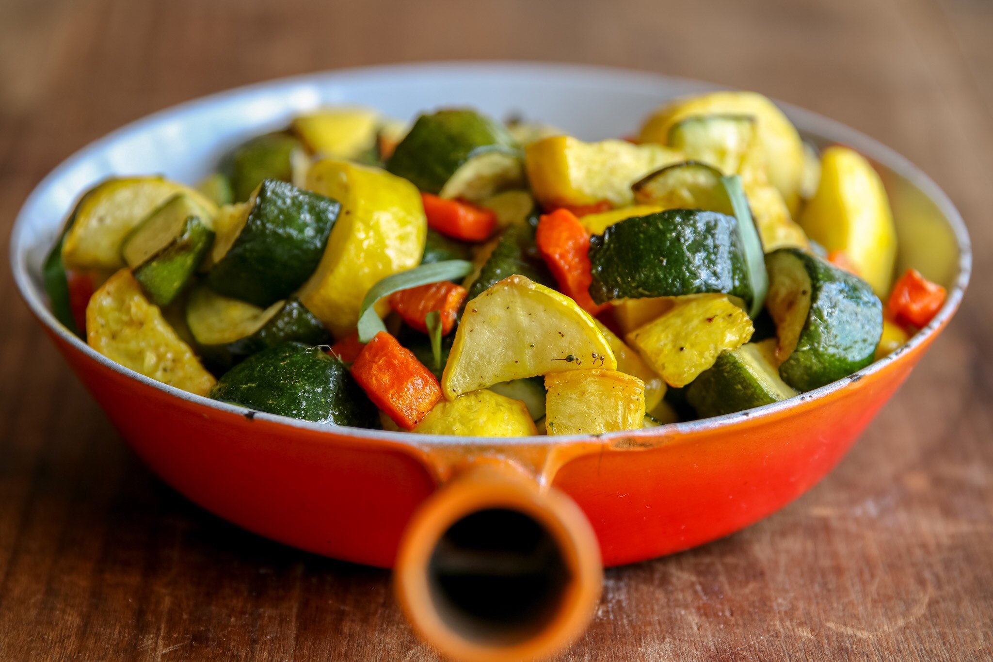 Air Fried Zucchini, Yellow Squash, and Carrots | Emerils.com