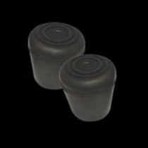 Rubber Tips for 1" Poles for Media Racks - 20 pack