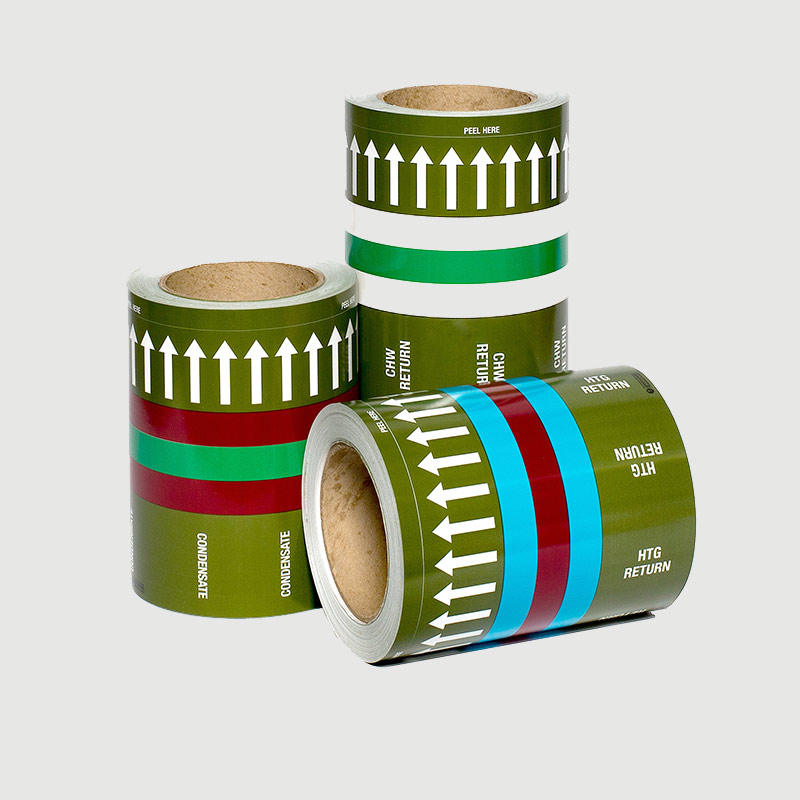 MEP Identification Labels, Pipe Marking Labels UAE