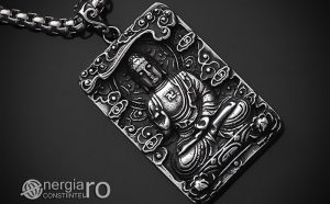 Pandant-Pandantiv-Amuleta-Talisman-Medalion-Colier-Tableta-Buddha-INOX-PND195-00