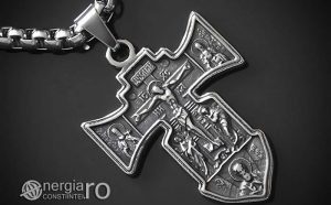 Pandant-Amuleta-Talisman-Medalion-Colier-Pandantiv-Cruciulita-Cruce-Crucifix-Iisus-INOX-PND186-00