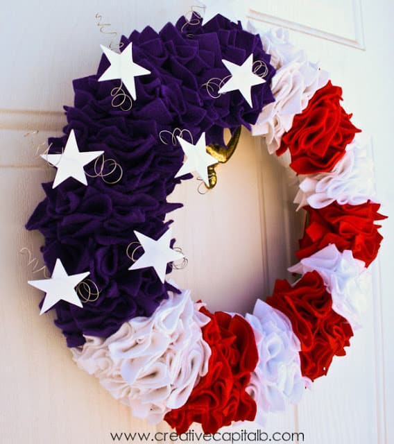 DIY Patriotic Wreath