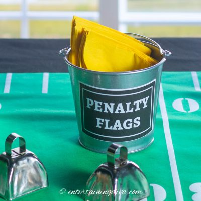 diy football party decor