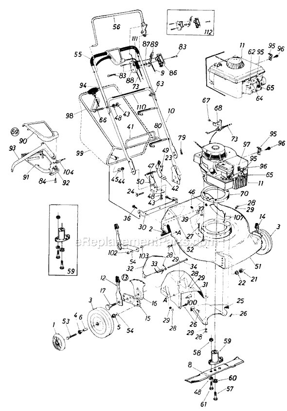 MTD Lawn Mower | 362-013 | eReplacementParts.com