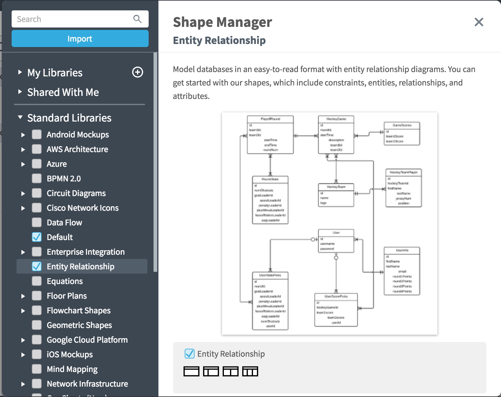 Entity Relationship Diagrams – Lucidchart for Entity Relationship Diagram Visio