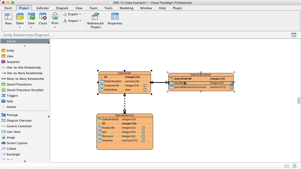 From Erd To Class Diagram - Multiple Tables Map To One Class for Er Diagram Many To Many Relationship Example