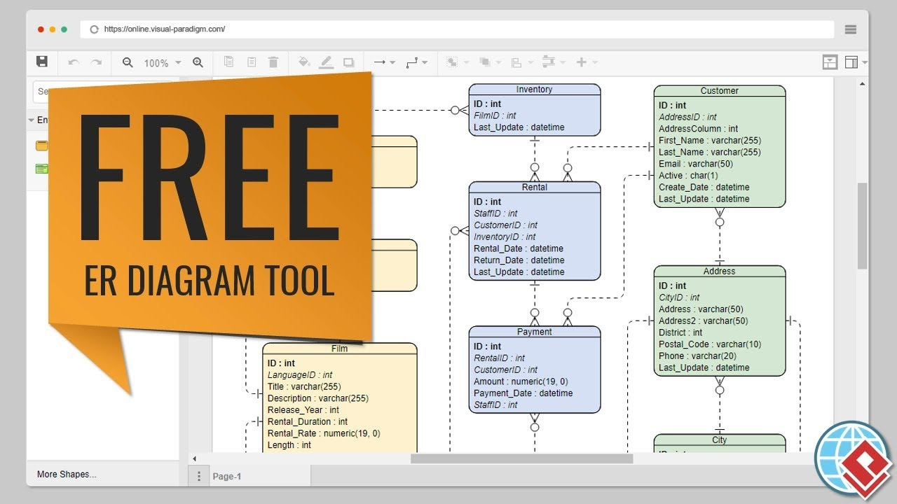 Free Erd Tool regarding How To Create Er Diagram Online