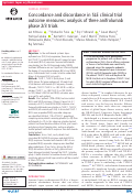 Cover page: Concordance and discordance in SLE clinical trial outcome measures: analysis of three anifrolumab phase 2/3 trials