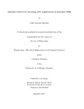 Cover page: Optimal Control for Learning with Applications in Dynamic MRI