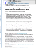 Cover page: Increased power by harmonizing structural MRI site differences with the ComBat batch adjustment method in ENIGMA