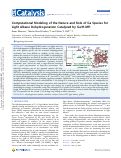 Cover page: Computational Modeling of the Nature and Role of Ga Species for Light Alkane Dehydrogenation Catalyzed by Ga/H-MFI