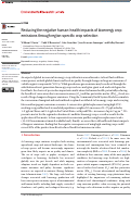 Cover page: Reducing the negative human-health impacts of bioenergy crop emissions through region-specific crop selection