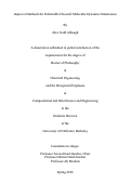 Cover page: Improved Methods for Polarizable Classical Molecular Dynamics Simulations