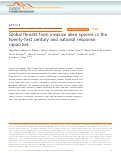 Cover page: Global threats from invasive alien species in the twenty-first century and national response capacities