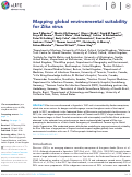 Cover page: Mapping global environmental suitability for Zika virus