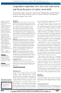 Cover page: 322 A Longitudinal Exploration of In Situ Mock Code Events and the Performance of Cardiac Arrest Skills