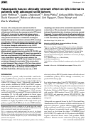 Cover page: Talazoparib has no clinically relevant effect on QTc interval in patients with advanced solid tumors