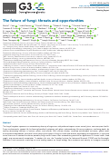 Cover page: The future of fungi: threats and opportunities