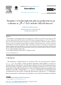 Cover page: Dynamics of isolated-photon plus jet production in pp collisions at √s=7 TeV with the ATLAS detector