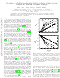 Cover page: Decoupling of self-diffusion and structural relaxation during a fragile-to-strong 
cross-over in a kinetically constrained lattice gas